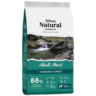 Dibaq Natural moments 自然嗑犬糧 大型成犬 關節保健配方, 雞肉 + 火雞肉, 300g, 1包