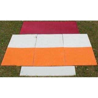 HIDO樂樂棒球 重型雙色壘包組 (含重型投手板、白橘壘板x3、紅色延長板), 1個