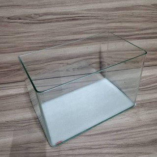 魚缸 迷你缸 水族箱 缸 小型魚缸 迷你魚缸 小型缸 魚箱 孔雀缸 鬥魚缸 玻璃缸 養魚容器 金金水族, 1個, 30公分空缸