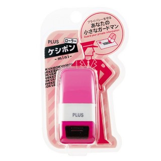 東京速購PLUS迷你滾輪隱私章 帳單信件遮蔽 防個資外洩, 1個, 迷你粉