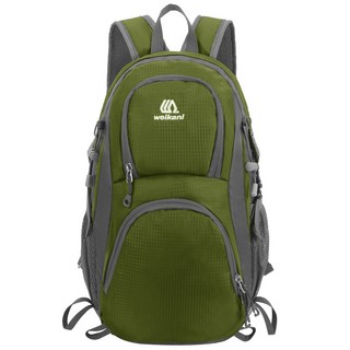 登山背包 騎士背包 戰術背包 旅行背包 登山包戶外20L運動雙肩包旅行徒步輕便騎行包多功能旅遊行山背囊, 軍綠色