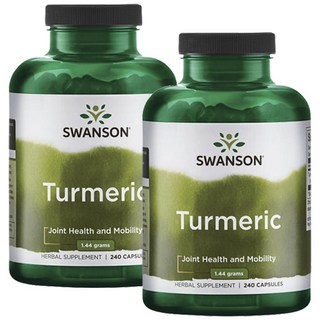 Swanson 斯旺森 薑黃膠囊 720mg, 240顆, 2罐