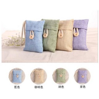 【傻瓜批發】(ZU-04)韓式竹炭包 麻布掛式竹碳包 除煙味除異味 去甲醛備長炭汽車用除臭包 去味防潮活性炭, 1個, (ZU-04)韓式竹炭包-咖啡色