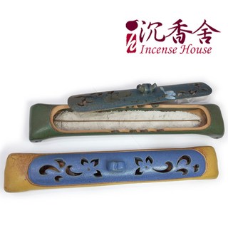 沉香舍 中國古風宮廷枕式臥香爐 台灣鶯歌陶瓷手工製造