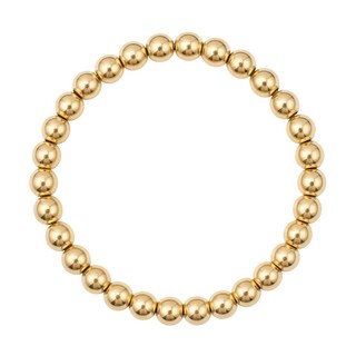 에바주얼리 14k Gold Filled Plating 로즈골드 통통 레이어드 금 볼 팔찌