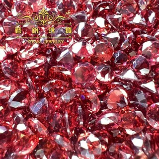 藝釩珠寶 石榴石4mm 正圓形 半寶石系列 配石系列 金工、鑲嵌、裸石