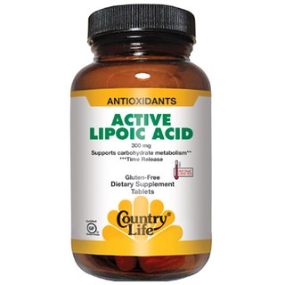 Country Life 活性硫辛酸膳食補充錠 300mg, 1個, 60 件