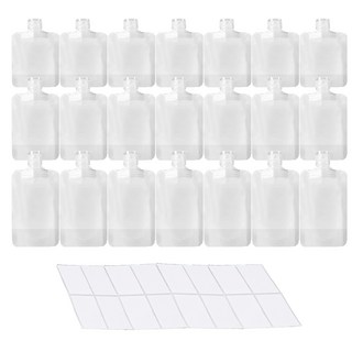 여행용 소분파우치+네임택 21P 생활친구