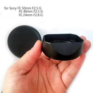 소니 FE용 금속 총검 사각 렌즈 후드 40mm F2.5 G SEL40F25G, 01 CHINA, 1개