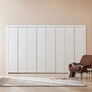 [한샘] 바이엘 채널 붙박이장 화이트_행거형 (18종/택1), 행거형, 400~410cm(13.5자)(Q)