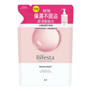 Bifesta 碧菲絲特 即淨卸妝水 補充包 360ML (新包裝), 1個, 紅-保濕