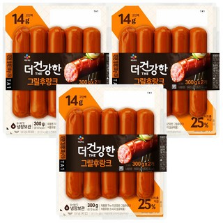CJ제일제당 [CJ 제일제당]더건강한그릴후랑크300GX6, 300g, 6개