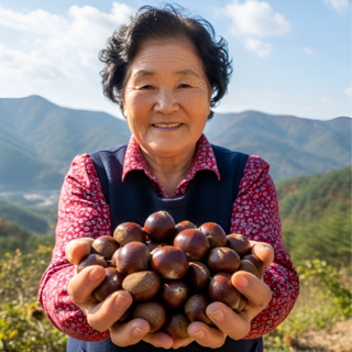 장군댁 햇과일 2025년 공주밤 알밤 햇밤, 1박스, 3kg