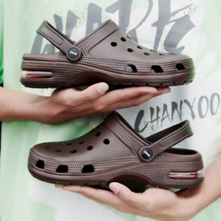 透氣百搭厚底室外拖鞋 防滑減震舒適, 43, 棕色