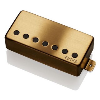 EMG 電吉他七弦拾音器 - 亞都公司貨 免焊升級, 1個, 57-7H 金色髮絲紋