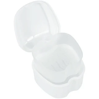 틀니케이스 전문가용 교정용 투명 클리어 리테이너 치아 보관 여행용, 01 white