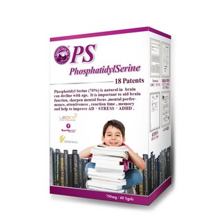 台灣康田 PS磷脂醯絲胺酸 提升專注力 增強記憶力 舒緩壓力, 1個, 60顆