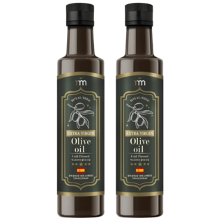 로얄트리 스페인 최상급 피쿠알품종 올리브오일 엑스트라버진 냉압착, 2개, 250ml