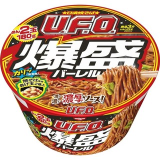 닛신 식품 야키 소바 UFO 폭성 배럴 223g 일본 라멘 1076750