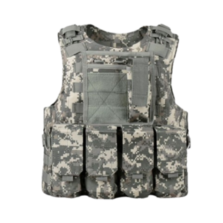 전술조끼 방탄조끼 군용 전투 방탄복 플레이트캐리어 서바이벌 방탄조끼 밀리터리 테크웨어, A. 전술조끼(기본형), 1개, 밀리터리ACU