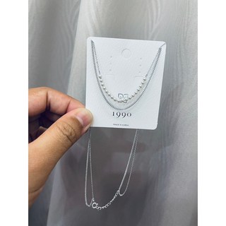 假兩條珍珠脖鍊