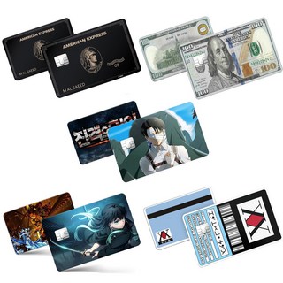 (당일발송)신용카드 체크카드 커스텀 리무버블 카드스킨 카드리폼 카드힌지 카드꾸미기 카드스티커, 1개, 6