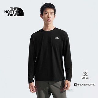 THE NORTH FACE 男 快乾防曬長袖T恤