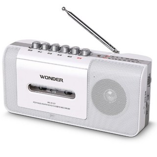 WONDER 旺德 手提式收錄音機WS-R15T WS-R17T 白色, WS-R15T