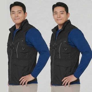 슬레진저 1+1 남녀공용 멀티 입체 포켓 메쉬 베스트