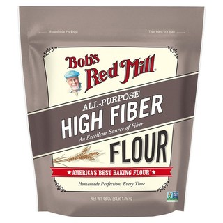 Bob's Red Mill 高纖全麥麵粉, 1.36kg, 1個