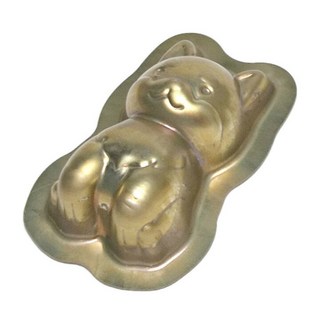 휘낭시에틀 마들렌 몰드 깊은 팬 곰돌이 레몬 1구, 싱글 골드, 1개