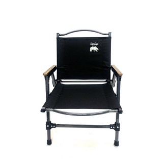 CEC 風麋露 鋁合金快拆椅2.0【露營狼】輕巧便攜、快速拆裝、舒適耐用露營椅, 1個, 黑熊