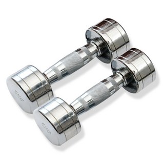 7kg 아령 크롬 덤벨 홈트 헬스 근력운동 미니덤벨 도금, 1개