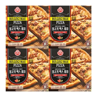 오뚜기 불고기맥스피자 396g, 4개