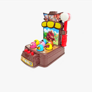 쿠키런두더지잡기게임 신나는음악LED불빛 5단계게임모드설정 어린이, 1개