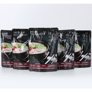 [간편한식] 이 푸짐한 돼지국밥 세트, 5개, 500g