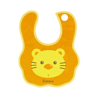 Simba 獅子造型圍兜, 橘色, 1個, 1個裝