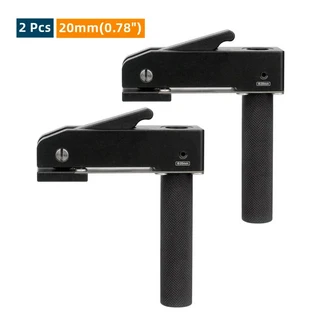 작업대 빠른 작동 홀드 다운 클램프 목공 벤치 개 클램프 19/20MM 구멍에 대한 빠른 고정 클립 도구, 05 2Pc for 20mm hole