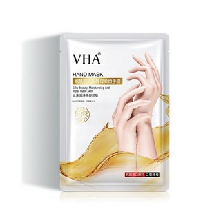 去角質足膜 去死皮 煙酰胺山羊奶滋潤護足膜 腳部脫皮滋養保濕 絲滑滋潤雙腳護理, 1個, VHA煙酰胺柔嫩手膜（1雙）