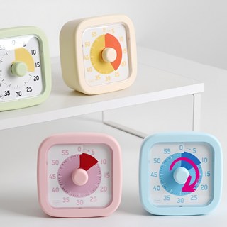 로우브 뽀모도로 공부학습 무소음 타이머-노랑, 1개, 밝은 색상