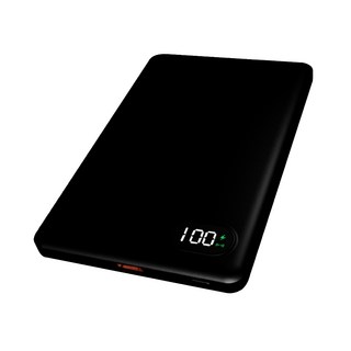 【台中18H出貨】 Ｗｈ 3C 超薄磁吸行動電源 雙認證 5000 磁吸無線充 行充 充電寶 可上飛機行 現貨, 耀石黑