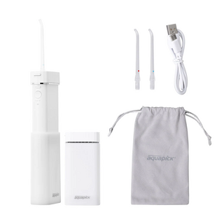 아쿠아픽 휴대용 구강세정기, AQ-208, 화이트