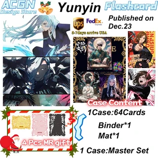 도매 2025 최신 클라우드 히든 샤인 플래시 카드 A5 아크릴 컬러 페이퍼 주술회전 컬렉션 ACG, 01 Case