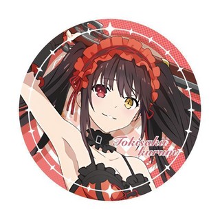 約會大作戰周邊鐳射徽章 - 四糸乃 鳶一折紙, 10844款徽章-時崎狂三,58MM（馬口鐵底）