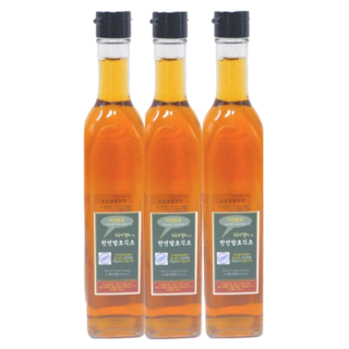 지리산 메뚜기쌀로 빚은 두곡막걸리 천연발효식초(두곡양조장)-[원산지: 경상남도 산청군], 3개, 500ml