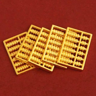 聚寶小舖 開運招財五寶 金條 金龜 如意 花生 算盤 聚財小物 擺飾配件 擺設, 小算盤