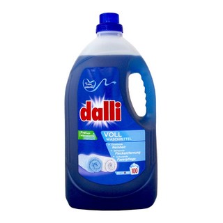 易油網 dalli 全效能 藍色/紫色 全效洗淨 護色 洗衣精 5L 超濃縮 滾筒洗衣機適用, 1個, 藍色 全效洗淨 (100杯)