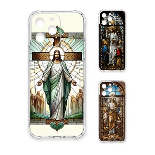 24H快速出貨 TRON 三星 A52/52s 耶穌彩繪玻璃 四角防摔 軟殼 手機殼