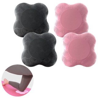 도나토르 팔꿈치 무릎 미니 요가매트, 2개, 블랙