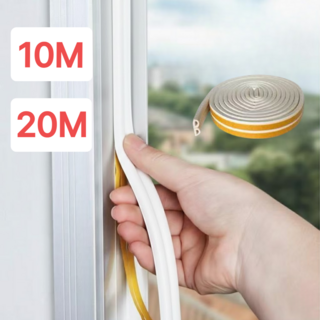 다예코 세이버 틈새 바람차단 D형 10m, 1개, 소프트화이트